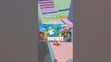 Fortnite Added a Simpsons Season😭💀 #roblox #fortnite #simpsons