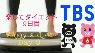 【おうちで運動】振動フィットネスマシンポルト  ウルトラウエーブ9日目 ダイエット チャレンジ 【Exercise at home】  Ultra Wabe Day 9 Diet challenge