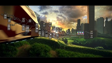 Speeder Scene: Compositing Node Set Up