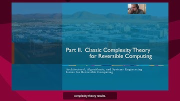 Michael P Frank: Architectural, Algorithmic, and Systems Engineering Issues for Reversible Computing