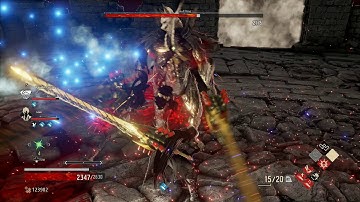 Thats a lot of DMG [Code Vein - Skull King]