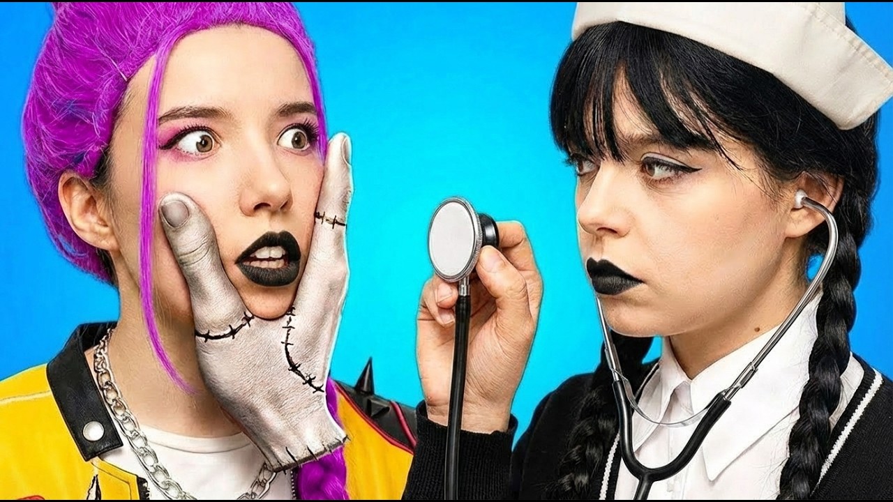 Rik Rumi vs Fattig Wednesday på sjukhuset | Du kommer inte tro de här kreativa knepen 💰