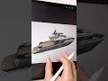 Yacht Design Sketch Series #001