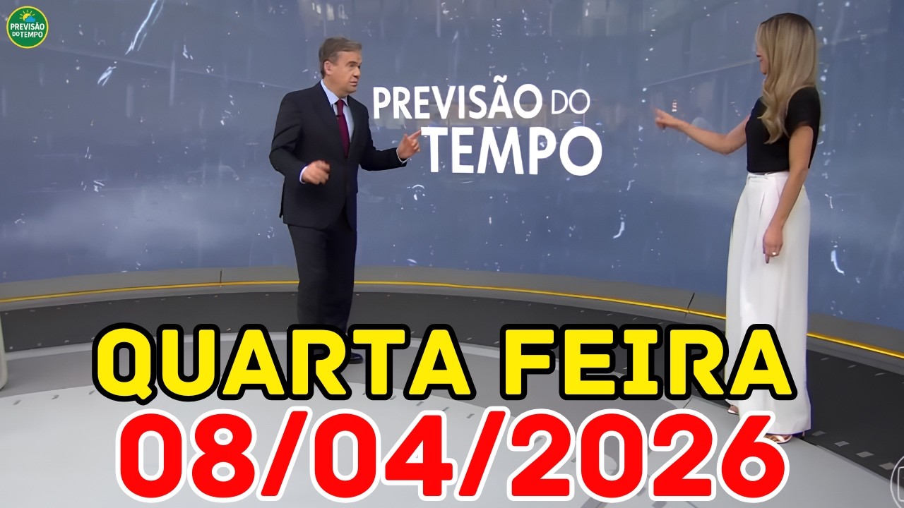 VENTOS DO CICLONE ATINGEM O SUDESTE: Alerta de temporais agora | Previsão do Tempo Jornal Hoje 08/04