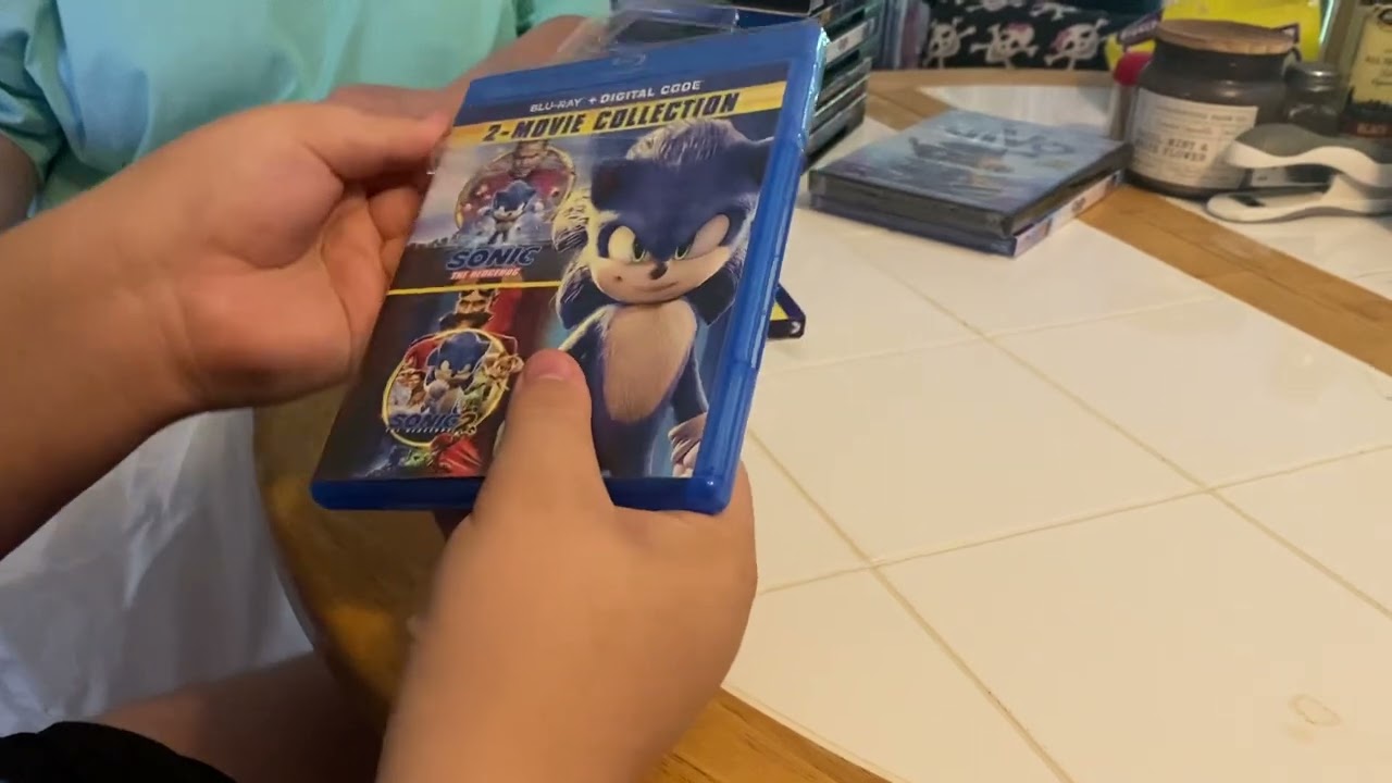 Sonic the Hedgehog 2 Movie Collection Blu Ray