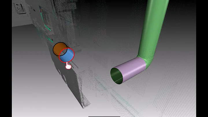 Leica Cyclone 3DR - Extract pipes where points are missing