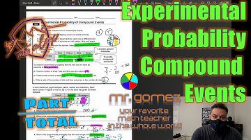 Experimental Probability of Compound Events  // TEKS 7.6.I, 7.6.A, 7.6.B, 7.6.C