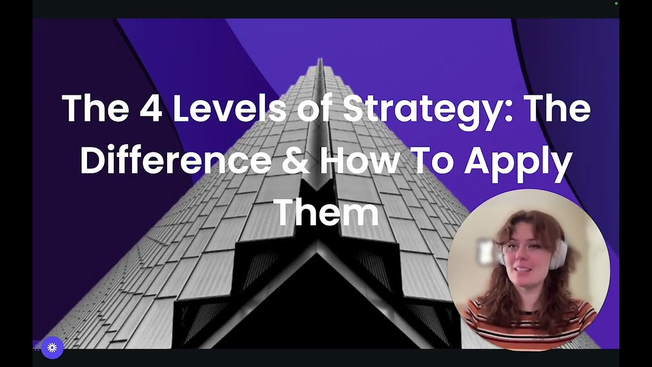 The 4 Levels of Strategy Explained: Your Blueprint to Business 