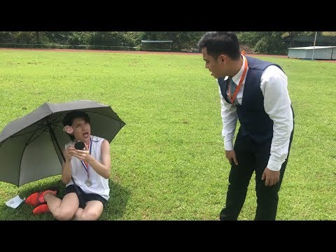 Video Chị Ca Nô rủ Quang Trung chạy điền kinh và cái kết...! - youtube