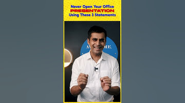 Never Open Your Office Presentation Using These 3 Statements | Divas Gupta #shorts
