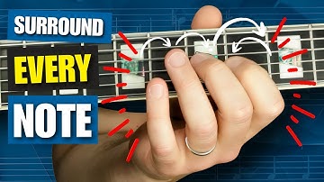 Ultieme oefening voor jazzgitaarbehuizingen (chromatische behuizingen over de volledige toonladder!)