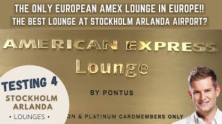 This is the BEST airport lounge at ARN | SAS GOLD LOUNGE, ONLY EUROPEAN AMEX CENTURION LOUNGE + MORE screenshot 2