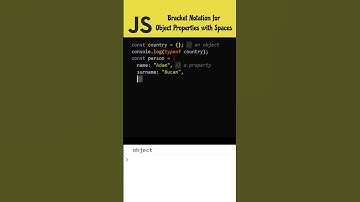 JavaScript Objects · Using Bracket Notation For Properties With Spaces