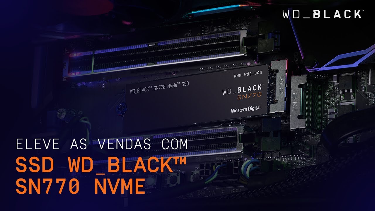 Preview - Wd Black SN770 SSD NVME - YouTube