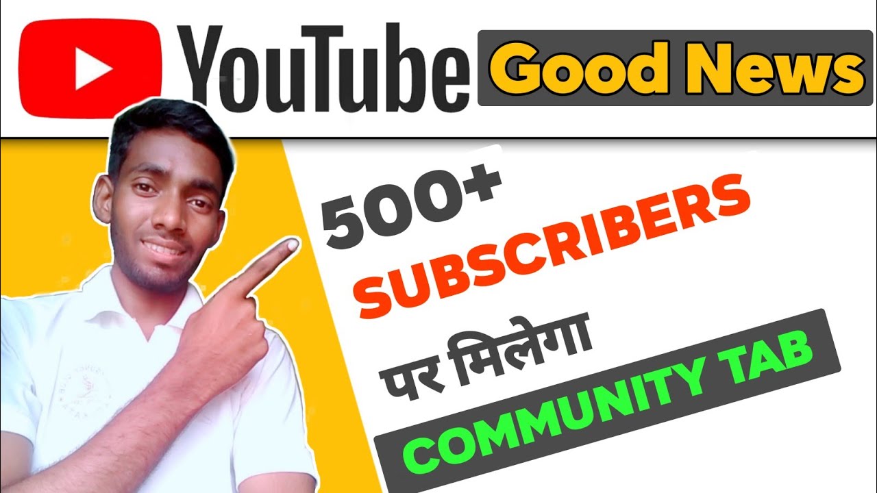 Community Tab new updates | Youtube New Update | 500+ Subscribers Pe Community tab milega 