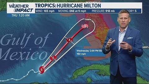 Hurricane Milton strengthens back up to Category 5 | Latest updates