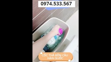 Cốc Sáp Thả Bồn Cầu Khử Mùi Hôi Hàn Quốc 180g Hương Thơm Sạch Khuẩn