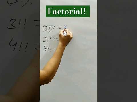 factorial !🔥|#mathematics #calculus