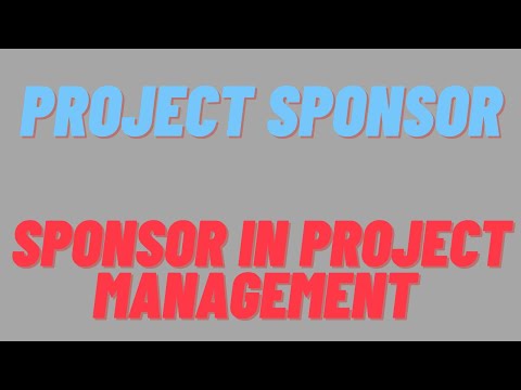 Wideo: Czy sponsor projektu jest interesariuszem?