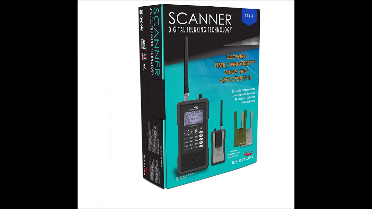 Whistler TRX-1 Digital Scanner- Some Quick facts