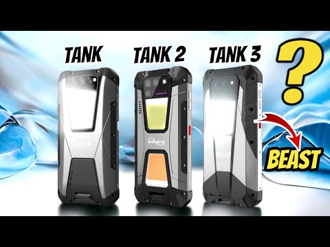 Unihertz Tank 3 (VS) Unihertz TANK 2 (VS) Unihertz Tank - Best rugged phones by 8849 Unihertz | 2023