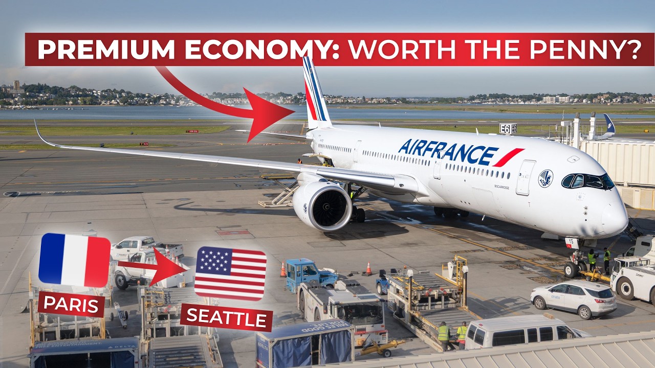Really THAT MUCH better!? | Air France A350-900 PREMIUM ECONOMY Paris to Seattle | BRUTALLY HONEST