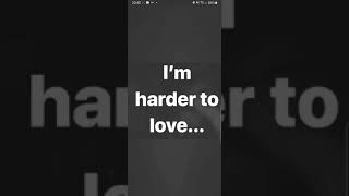 Dax - I'm Harder To Love (Unreleased 2019 Single)