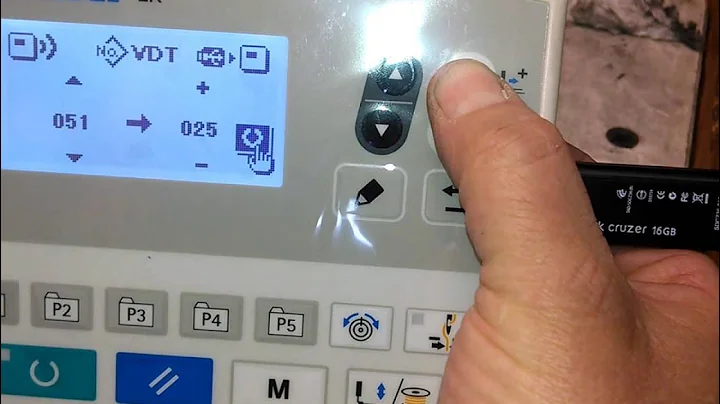 HOW TO UPLOAD A PATTERN ON THE LK1900B