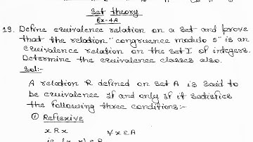 Set theory exercise 4A question 19 full solution from Lalji Prasad Book @VishalJihuli