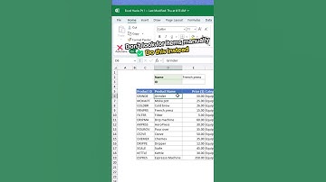XLOOKUP 🤯 Excel Hacks Pt 1 #excel  #xlookup