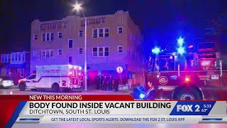 Person found dead in vacant building in south St. Louis