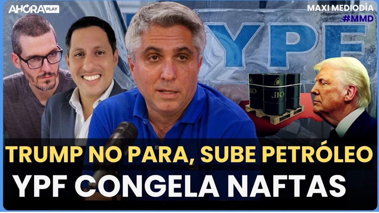 ⚠️⚠️⚠️ No te pierdas el nuevo episodio de Reynaldo Sietecase: Pedro Saborido analiza si llega el fin del peronismo. Nueva entrega de #EnemigosDelRey, haciendo click acá: ▶️ https://www.youtube.com/watch?v=Pfv8gfAyXYk  

#Ahoraplay, el stream Nº1 de Economía en Argentina. Suscribite acá  ►►► https://tinyurl.com/546abyvt o hacé click en el BOTÓN DE SUSCRIPCIÓN y activá la campanita 🛎️ para recibir las alertas de todo el contenido de Ahora Play. Gratis!!!  

Entrá a nuestra web acá ► https://ahoraplay.ar/

NUESTRAS REDES:
► Instagram:   / ahora_play  
► Facebook:   / ahoraplaynoticias  
► Twitter:   / ahora_play   
► Tik Tok:   / ahora_play  

PROGRAMACIÓN
🪚#SerruchoEconómico Lunes a Viernes, de 09 a 11hs | Claudio Zlotnik con Paula Macchi, Esteban Rafele y Matías Battista
🔹#MaxiMediodía Lunes a Viernes, de 13 a 15hs | Maxi Montenegro con Martín Genero, Amílcar Collante y Juan Pablo Marino
💬#CierreDeMercado Lunes a Jueves, de 15 a 17 | Carlos Burgueño con Agustina Girón y Juan Pablo Marino
💼  #MercadoFresh Lunes, de 11 a 12.30hs | Martín Genero
🏭#BitácoraPyme Martes, de 11 a 13hs  | Diego Ponzio y Amílcar Collante
⛽#AhoraEnergía Miércoles, de 11 a 13hs | Florencia Barragan & Mariano Espina
👑 #EnemigoDelRey Miércoles de 20 a 21 |  Reynaldo Sietecase
💳#NuevoDineroTalkShow Viernes, de 11 a 13 hs | Pablo Wende
♟️#AhoraEnJaque Viernes, de 15 a 17 hs | Claudio Jacquelin & Giuliana Maglietti

Escribinos a comercial@neomediatv.com.ar

AhoraPlay es propiedad de TrendGrou Group