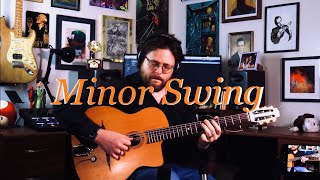 Minor Swing -  performance from minor swing lesson video - gypsy jazz - Mike Ritchie