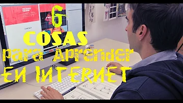 O que podemos aprender pela internet?
