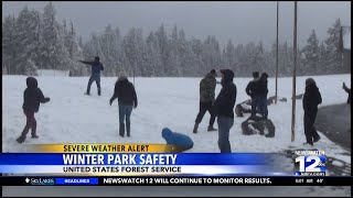 U.S. Forest Service offers winter park safety advice