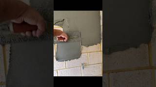 Rendering face brickwork with sand finish render #tradielife #construction #perth
