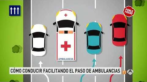 Así es cómo debemos actuar cuando escuchamos o vemos una ambulancia. 🚑