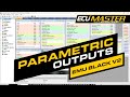 Configuring EMU Black V2 Parametric Outputs | ECUMaster USA