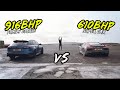 916BHP AUDI RS6 VS 610BHP AUDI R8 V10+ - OG BATTLES