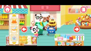 Supermarket | Babybus Game | Buying fish, cake, frock, shoes | panda | Baby panda Supermarket screenshot 3