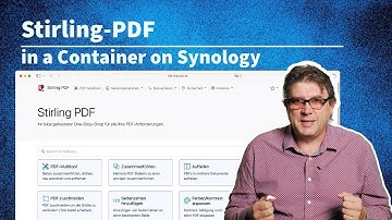 PDF editor on Docker: Stirling-PDF