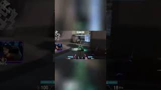 how to appropriately deal with smurfs. dog pile and shoot body's. #valorant #gaming #funny