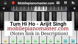 Tum Hi Ho(Hum Tere Bin Ab Reh Nahi Sakte)Slow & Easy Piano Tutorial|Piano lessons|Piano Music screenshot 1