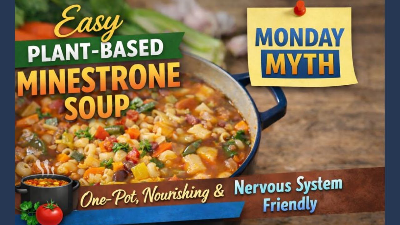 Easy One-Pot Plant-Based Minestrone Soup | Cozy Healthy Vegan Comfort Food