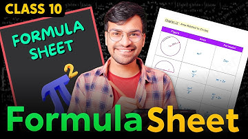 Formula Sheet🔥 Class 10 | All Maths Formulas in One Video | Gaurav Suthar Notes Shobhit Nirwan Notes
