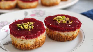 MİNİ CHEESECAKE TARİFİ-cheesecake tarifleri-Tubanın Mutfağı