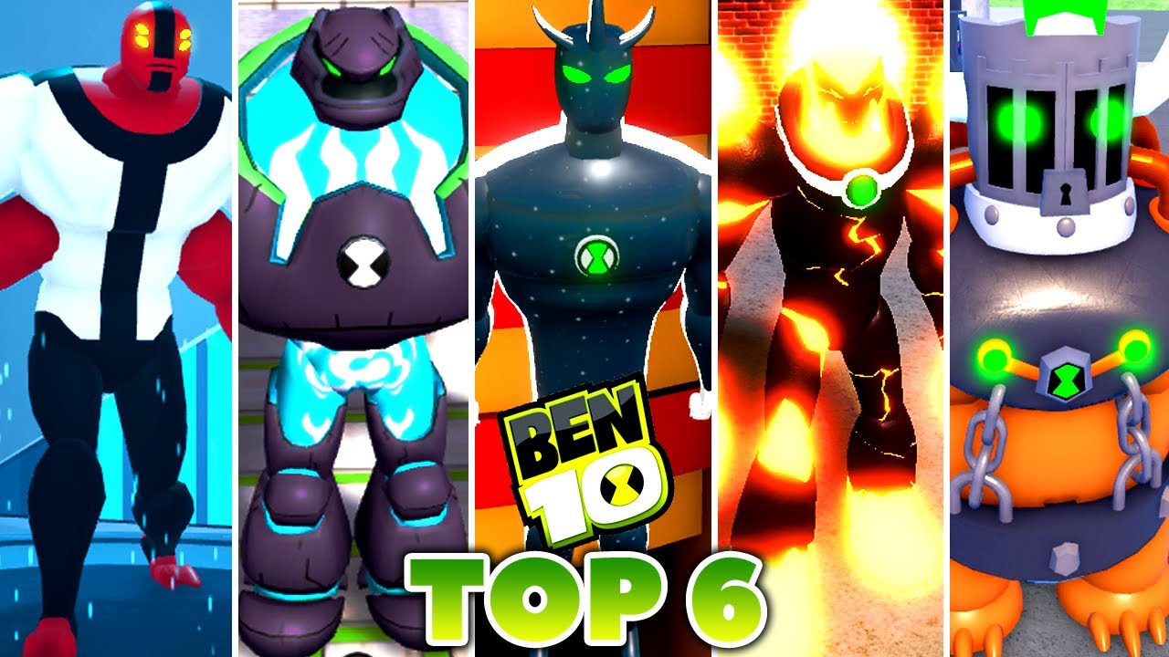 TOP 6 MELHORES JOGOS BEN 10 NO ROBLOX Top 6 Ben 10 Games In Roblox 