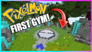 Found My First Pixelmon Gym | Pixelmon [Ep.4]