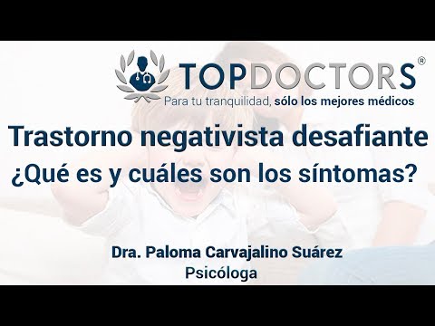 Vídeo: Trastorno De Oposición Desafiante: Síntomas, Causas Y Tratamiento