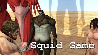 Attack on Titan Play Squid Game Ep 1